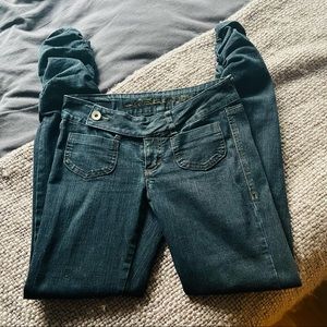 Jeans With Ruching in the bottom